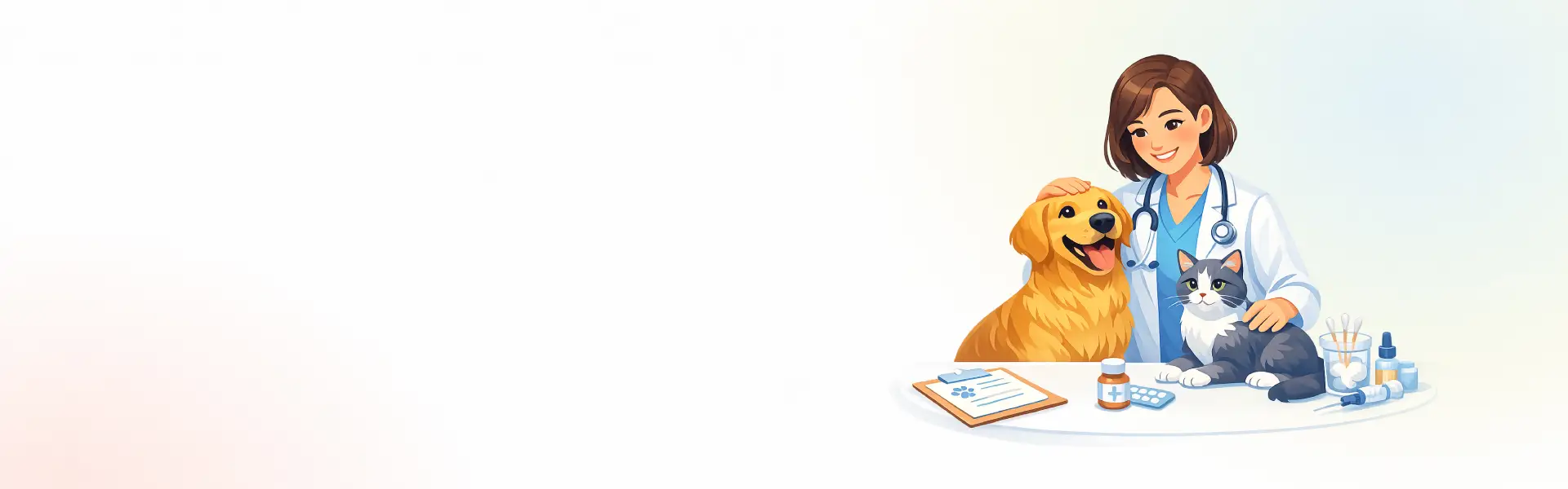 Compassionate veterinary care with a cleaner, faster online experience.